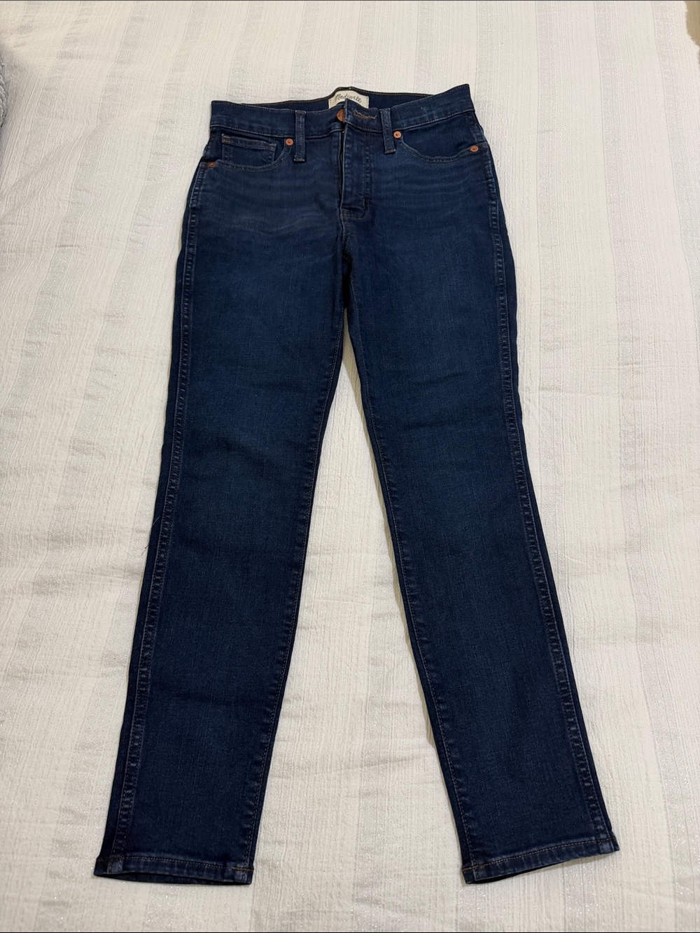 Madewell Dark Wash Jeans - 10” Highrise Skinny - Classic Indigo